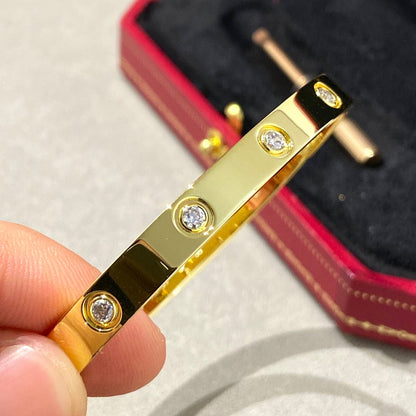 [Luna Brilliance]LOVE BRACELET 6.1MM 10 DIAMONDS
