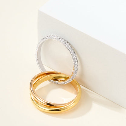 [Luna Brilliance] TRINITY 2.5MM RING COLLECTION