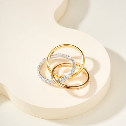 [Luna Brilliance] TRINITY 2.5MM RING COLLECTION