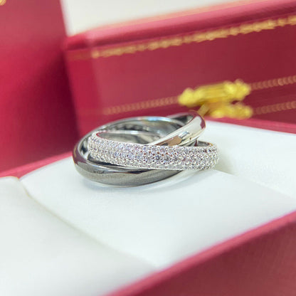 [Luna Brilliance] TRINITY 3.2MM RING BLACK CERAMIC