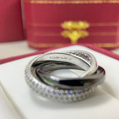 [Luna Brilliance] TRINITY 3.2MM RING BLACK CERAMIC
