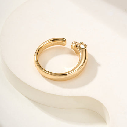 [Luna Brilliance] PANTHERE NO DIAMOND SMALL RING