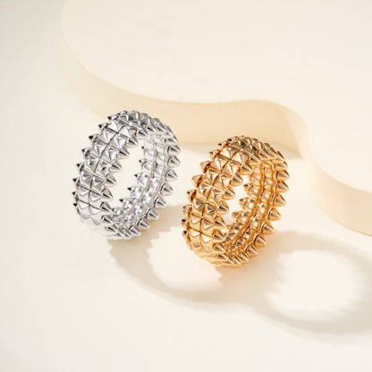 [Luna Brilliance] CLASH 9.2MM DOUBLE ROW RING