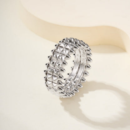 [Luna Brilliance] CLASH 9.2MM DOUBLE ROW RING