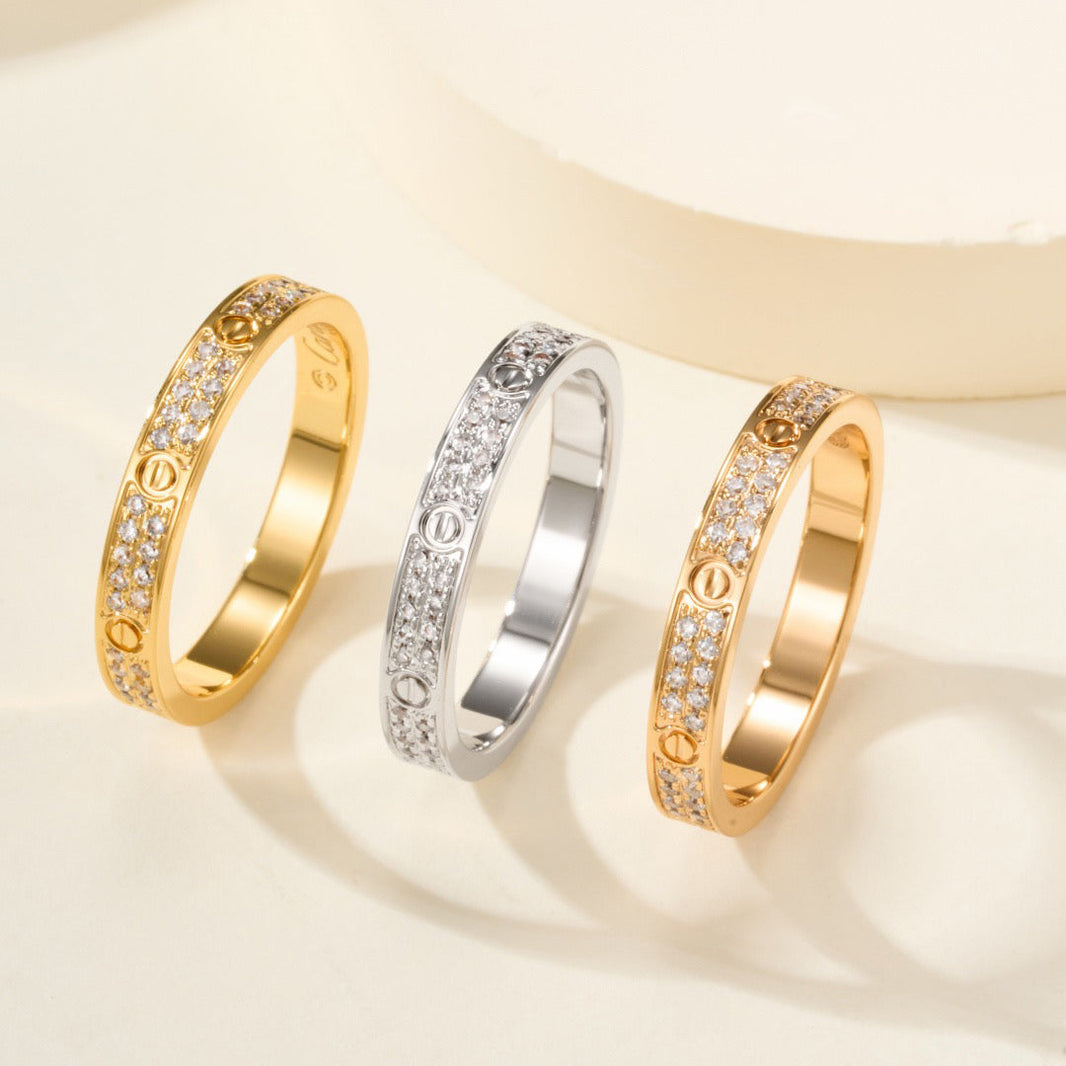 [Luna Brilliance] LOVE RING 2.65MM DIAMOND