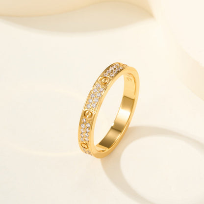 [Luna Brilliance] LOVE RING 2.65MM DIAMOND