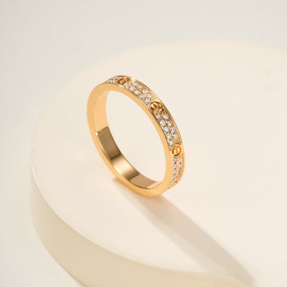[Luna Brilliance] LOVE RING 2.65MM DIAMOND