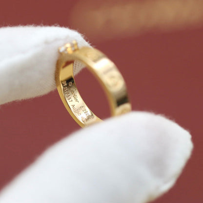 [Luna Brilliance] LOVE RING 3.6MM 1 BIG DIAMOND