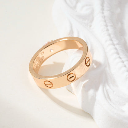 [Luna Brilliance] LOVE RING 3.6MM 1 BIG DIAMOND