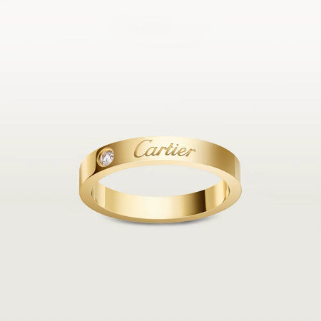 [Luna Brilliance] LOVE RING 4MM 1 DIAMOND