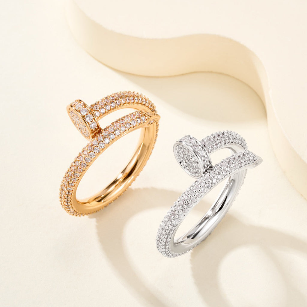 [Luna Brilliance] JUSTE RING 2.6MM FULL DIAMOND