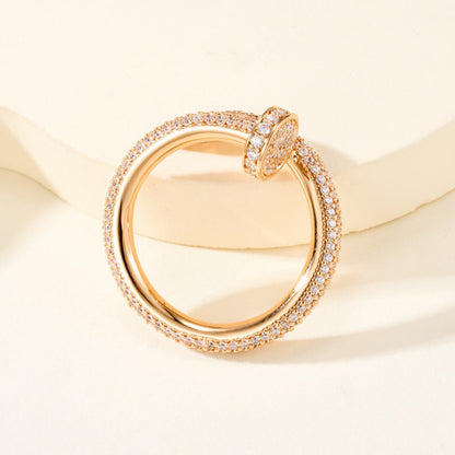 [Luna Brilliance] JUSTE RING 2.6MM FULL DIAMOND