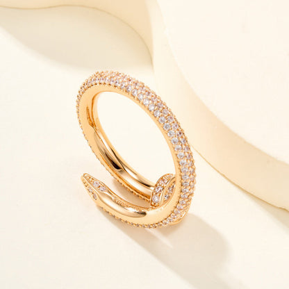 [Luna Brilliance] JUSTE RING 2.6MM FULL DIAMOND