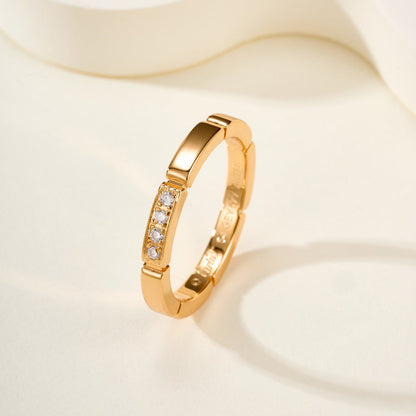 [Luna Brilliance] MAILLON PANTHERE 4 DIAMOND RING