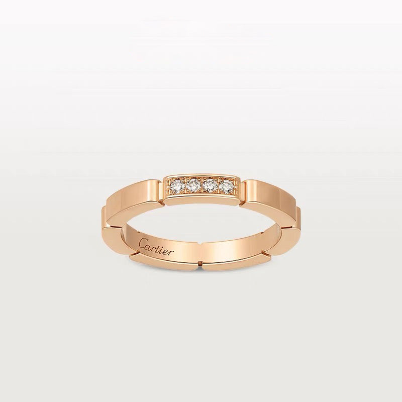 [Luna Brilliance] MAILLON PANTHERE 4 DIAMOND RING