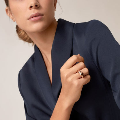 [Luna Brilliance] PANTHERE SPOTTED MEDIUM RING