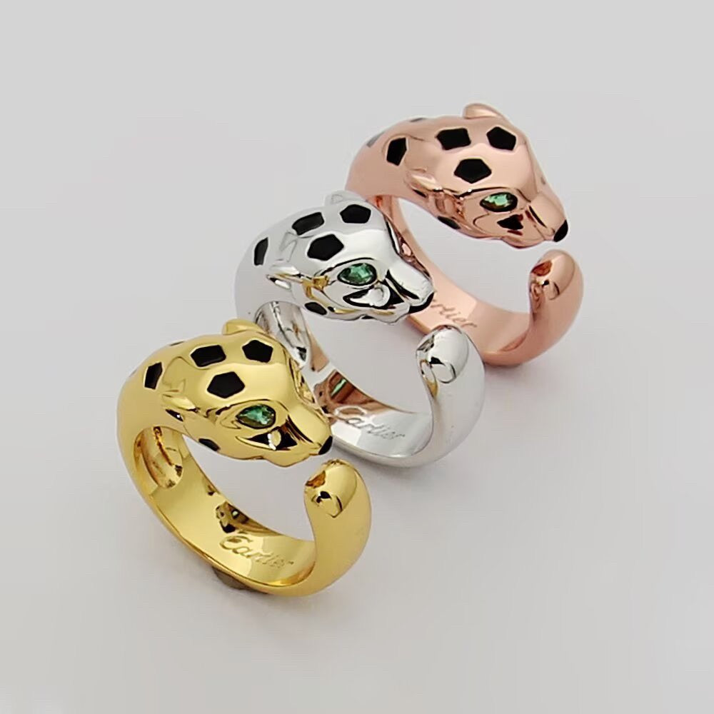 [Luna Brilliance] PANTHERE SPOTTED MEDIUM RING