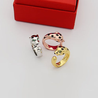 [Luna Brilliance] PANTHERE SPOTTED MEDIUM RING