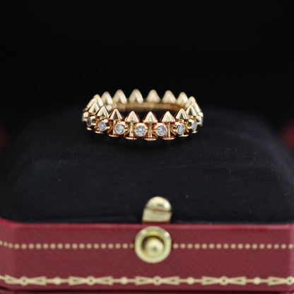 [Luna Brilliance] CLASH 6.8MM DIAMOND MEDIUM RING