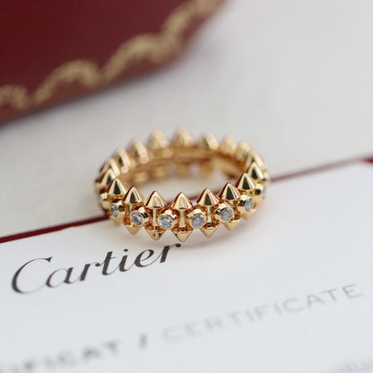 [Luna Brilliance] CLASH 6.8MM DIAMOND MEDIUM RING