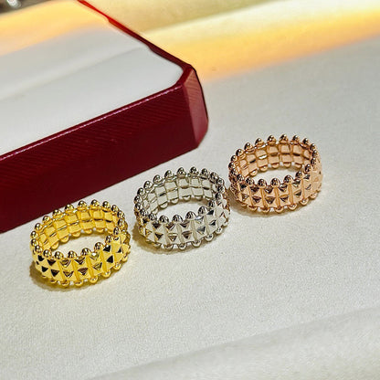 [Luna Brilliance] CLASH 9.2MM DOUBLE ROW RING