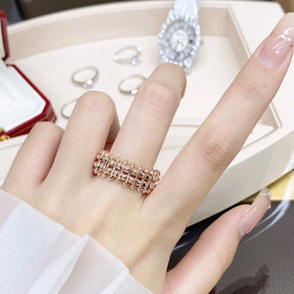 [Luna Brilliance] CLASH 9.2MM DOUBLE ROW RING