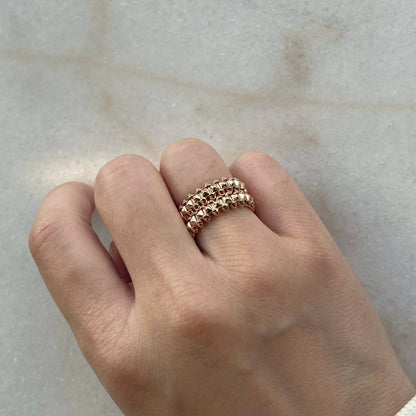 [Luna Brilliance] CLASH 9.2MM DOUBLE ROW RING