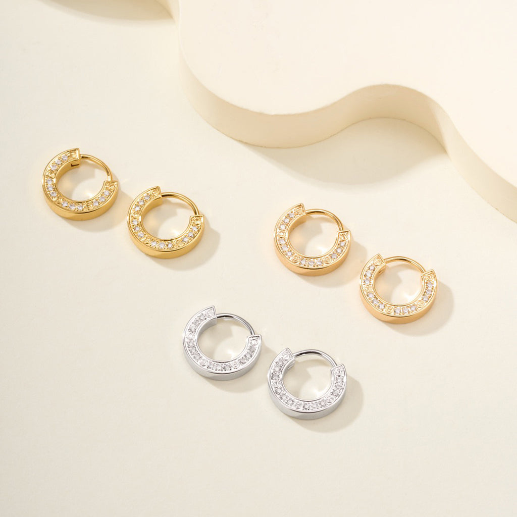 [Luna Brilliance] LOVE DIAMOND EARRINGS