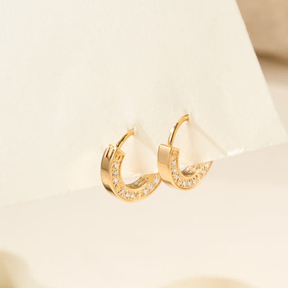 [Luna Brilliance] LOVE DIAMOND EARRINGS
