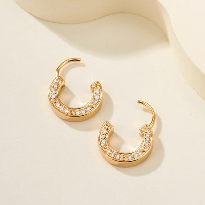 [Luna Brilliance] LOVE DIAMOND EARRINGS