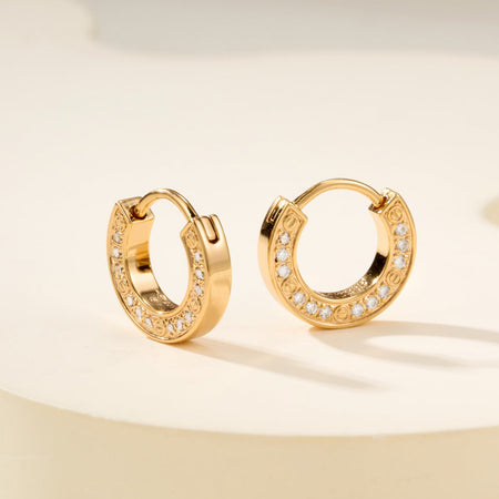 [Luna Brilliance] LOVE DIAMOND EARRINGS