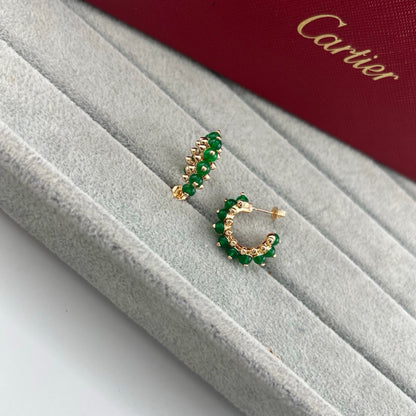 [Luna Brilliance] CLASH 7.9MM AGATE CHALCEDONY EARRINGS