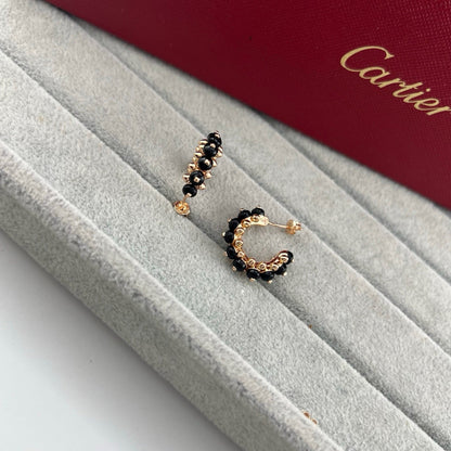 [Luna Brilliance] CLASH 7.9MM AGATE CHALCEDONY EARRINGS