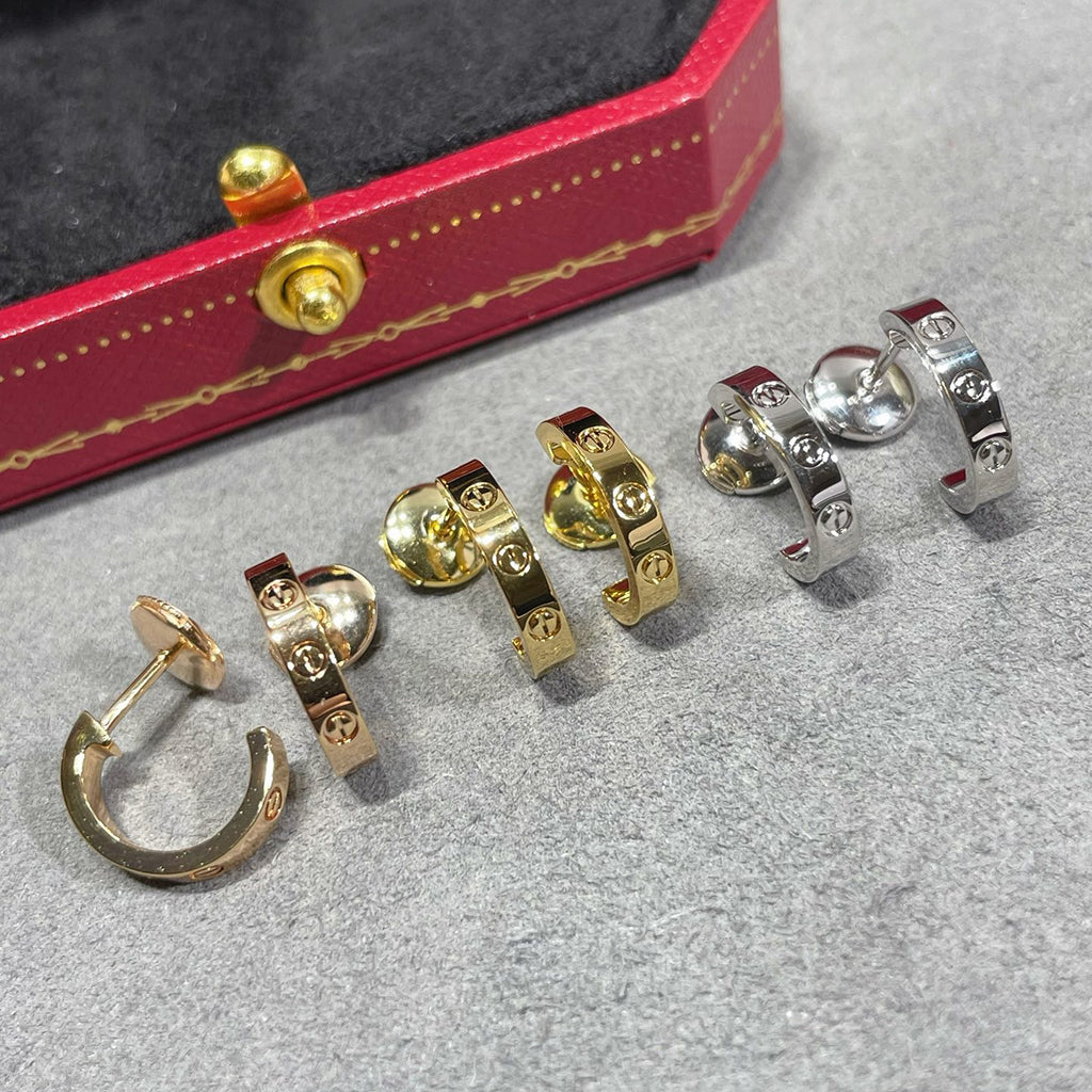 [Luna Brilliance] LOVE EARRINGS 2.65 MM NO DIAMOND SMALL