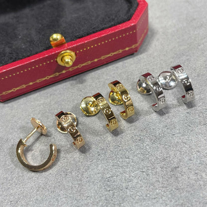 [Luna Brilliance] LOVE EARRINGS 2.65 MM NO DIAMOND SMALL