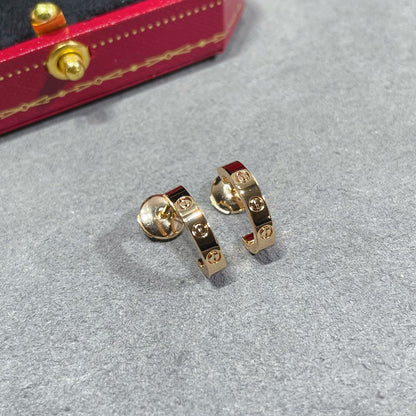 [Luna Brilliance] LOVE EARRINGS 2.65 MM NO DIAMOND SMALL