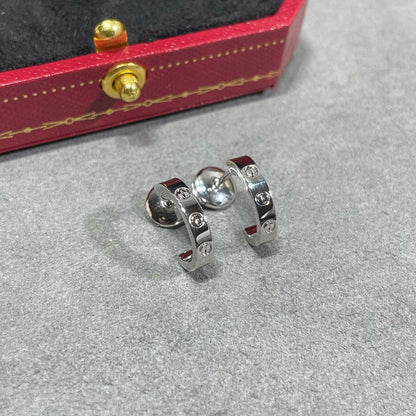 [Luna Brilliance] LOVE EARRINGS 2.65 MM NO DIAMOND SMALL