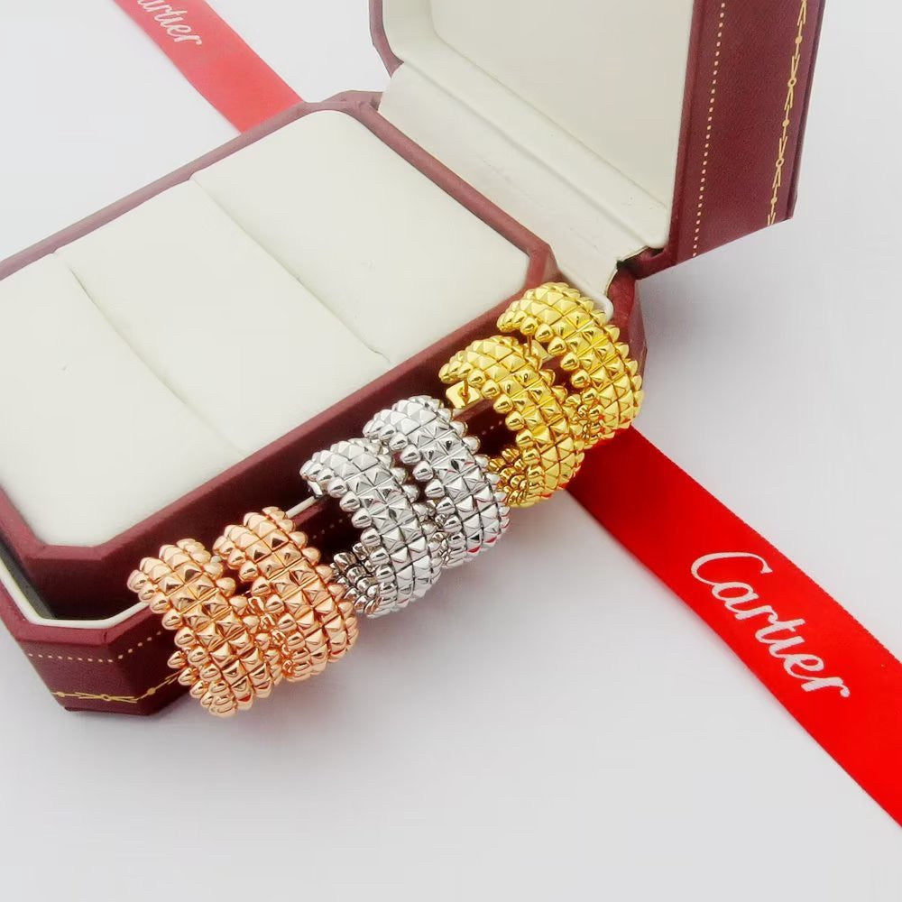 [Luna Brilliance] CLASH 9.2MM DOUBLE ROW EARRINGS