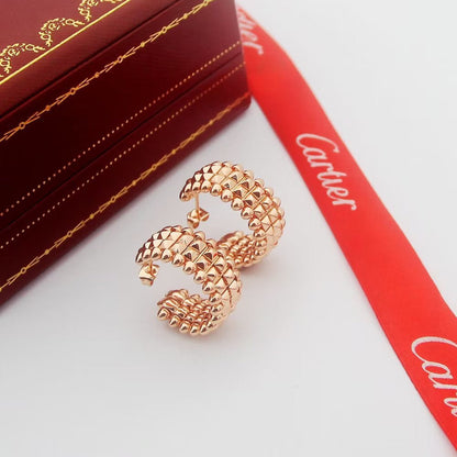 [Luna Brilliance] CLASH 9.2MM DOUBLE ROW EARRINGS