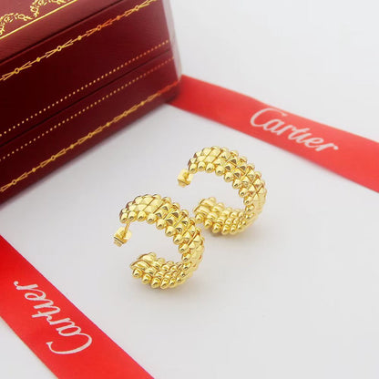 [Luna Brilliance] CLASH 9.2MM DOUBLE ROW EARRINGS