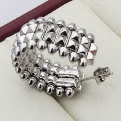 [Luna Brilliance] CLASH 9.2MM DOUBLE ROW EARRINGS