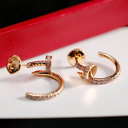 [Luna Brilliance] JUSTE FULL DIAMOND SMALL EARRINGS