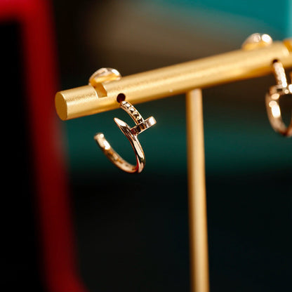 [Luna Brilliance] JUSTE NO DIAMOND SMALL EARRINGS