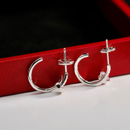 [Luna Brilliance] JUSTE NO DIAMOND SMALL EARRINGS