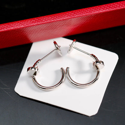 [Luna Brilliance] JUSTE NO DIAMOND SMALL EARRINGS