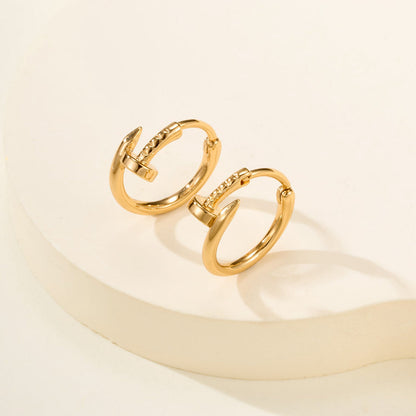 [Luna Brilliance] JUSTE NO DIAMOND MINI EARRINGS