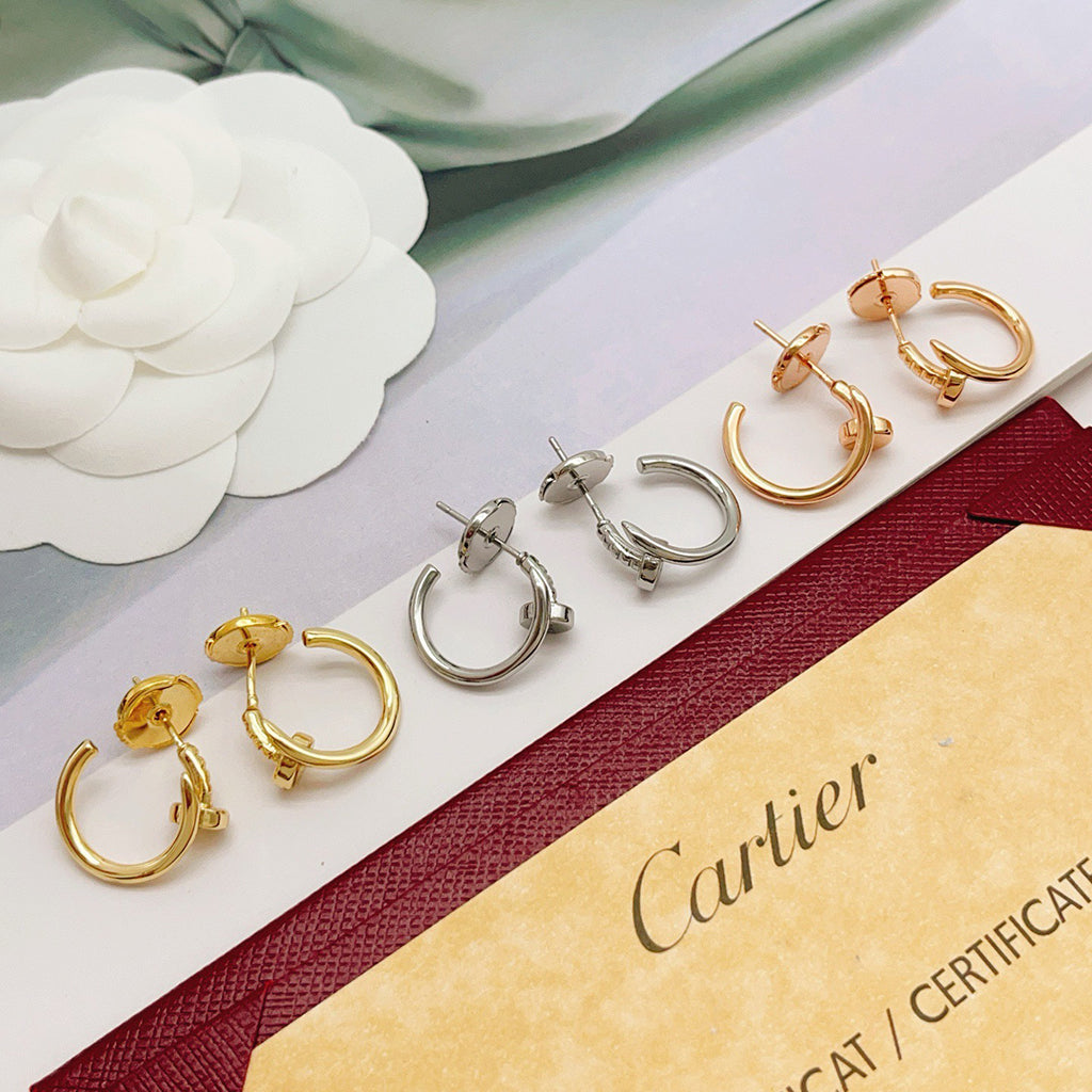 [Luna Brilliance] JUSTE NO DIAMOND MINI EARRINGS