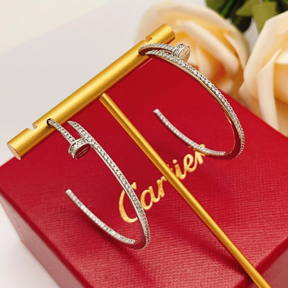 [Luna Brilliance] JUSTE FULL DIAMOND LARGE EARRINGS