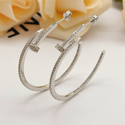 [Luna Brilliance] JUSTE FULL DIAMOND LARGE EARRINGS