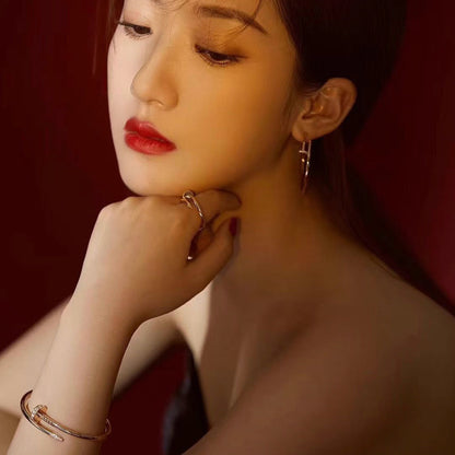[Luna Brilliance] JUSTE NO DIAMOND LARGE EARRINGS